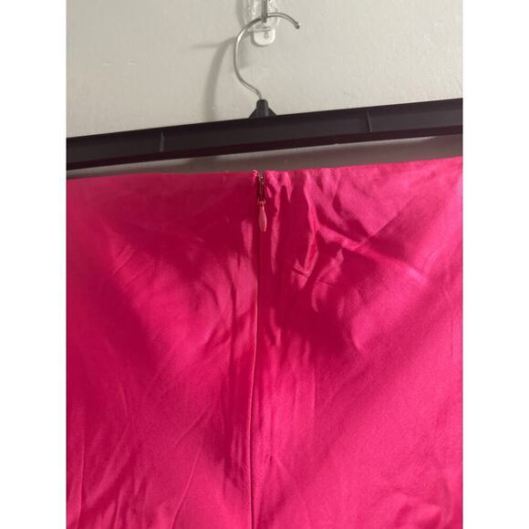 Frank & Oak The Satin Maxi Skirt in Fuchsia Size Medium New - Picture 6 of 6